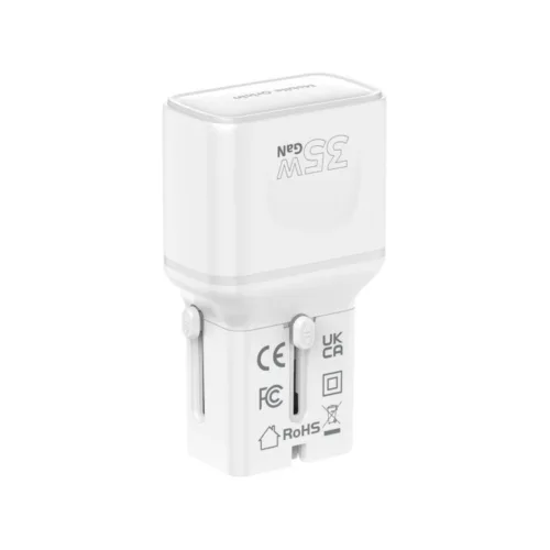 35W cestovní adaptér Mobile Origin PW25 - bílý - Obrázek 2
