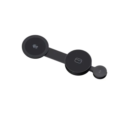 3v1 skládací magnetická nabíječka Qi2 25W Mobile Origin PW34 - černá - Obrázek 2