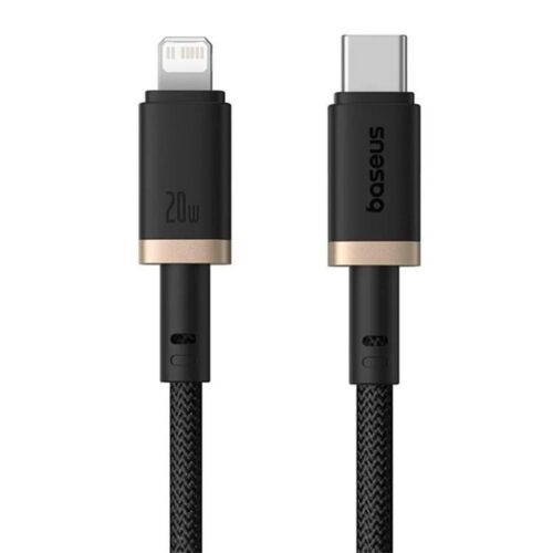 Baseus Rychlonabíjecí kabel Dura USB/Lightning 2m 20W černo zlatý 6932172669942