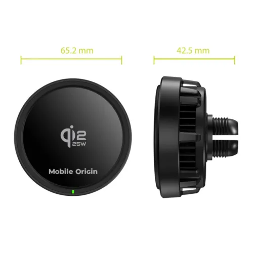 Bezdrátová autonabíječka Qi2 25W Mobile Origin CA24 - Obrázek 2