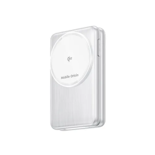 Bezdrátová nabíječka Mobile Origin 3in1 Foldable Qi2 Charger PW8 - stříbrná - Obrázek 2