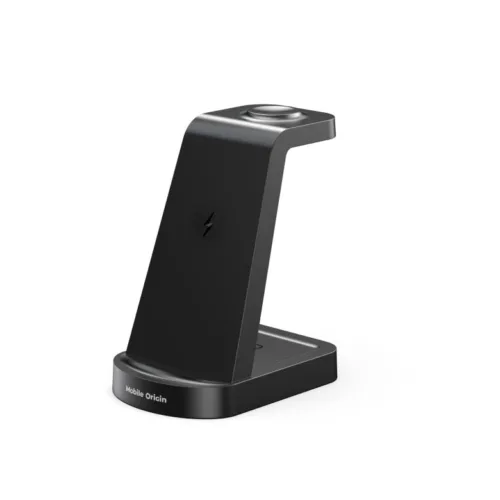 Bezdrátová nabíječka Mobile Origin 3in1 Wireless Charger PW14 MagSafe Compatible - černá - Obrázek 2
