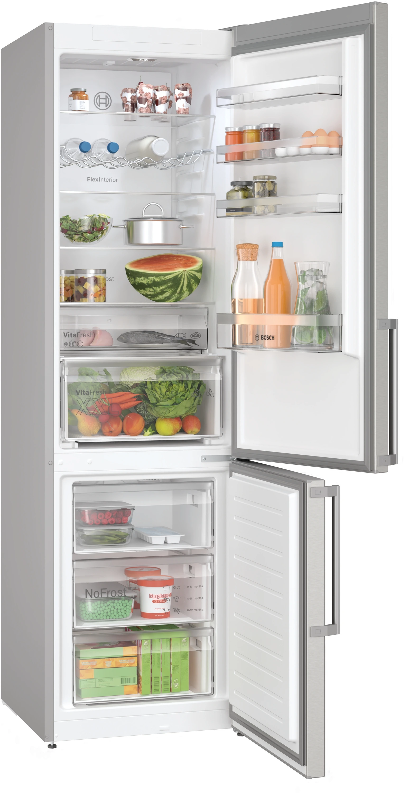 Bosch KGN397ICT kombinovaná lednice Serie 4 - Obrázek 2