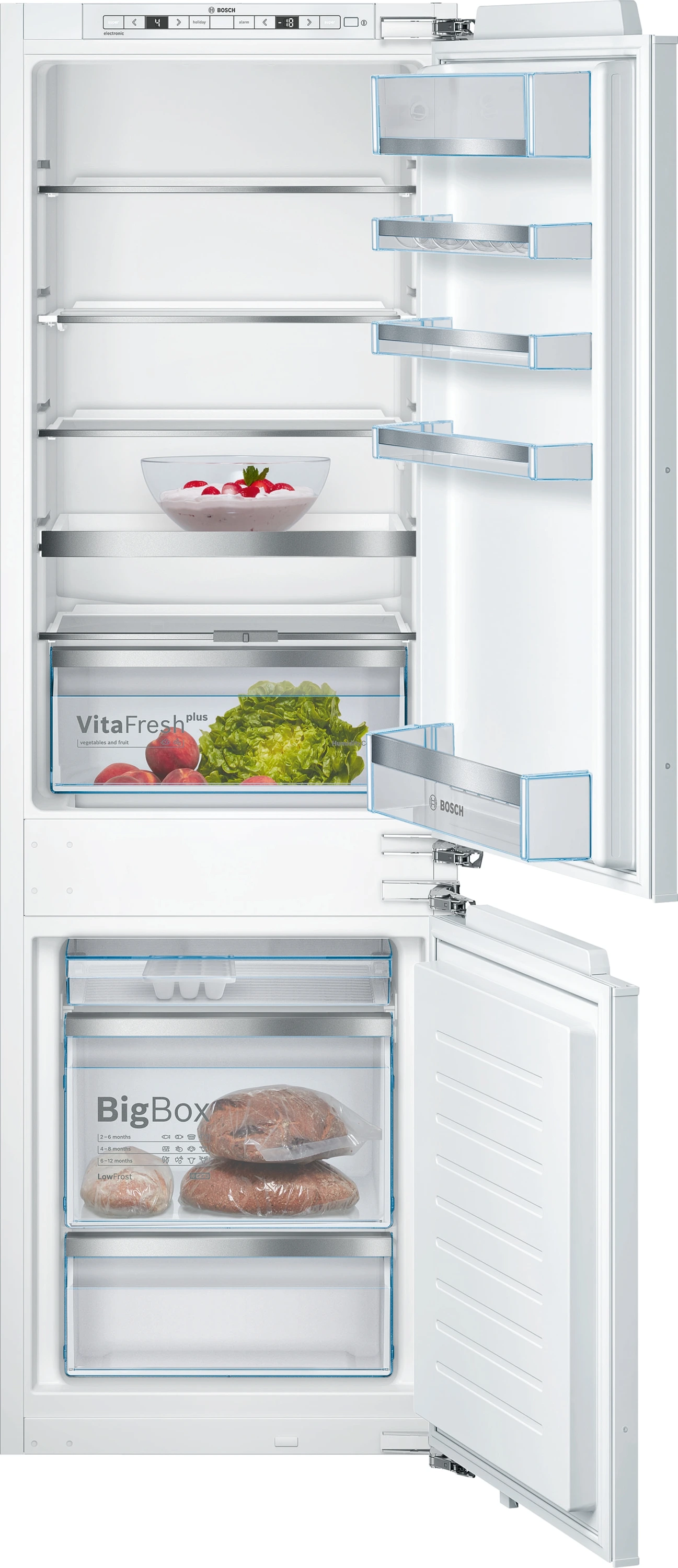 Bosch KIS86AFE0 vestavná kombinovaná lednice Serie 6