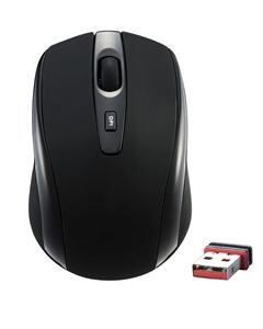 EVOLVEO WML-306B/Cestovní/Laserová/1 600 DPI/Bezdrátová USB/Černá WML-306B