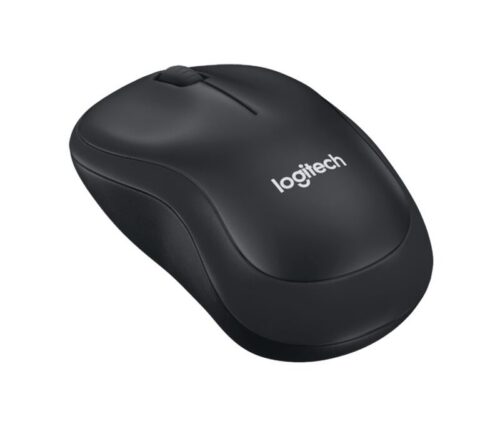 Logitech M220/Kancelářská/Optická/1 000 DPI/Bezdrátová USB/Černá 910-004878