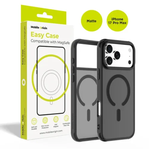 MagSafe kryt iPhone 17 Pro Max Mobile Origin Easy Hybrid - matně černý