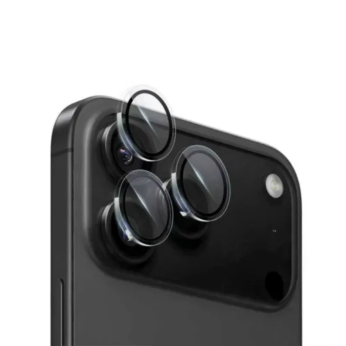 Safírové sklo na čočky pro iPhone 17 Pro / 17 Pro Max Mobile Origin - průhledné - Obrázek 2
