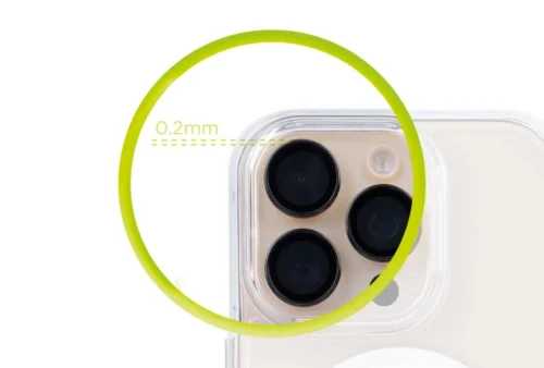 Sklo na fotoaparát pro iPhone 14 Pro / 14 Pro Max Mobile Origin Easy Lens Full Cover - černé - Obrázek 2