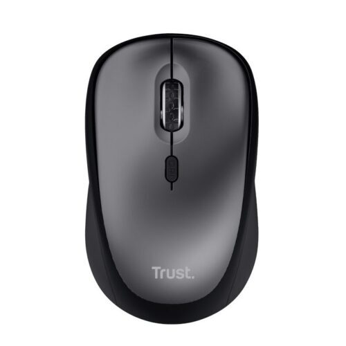 TRUST YVI+/Kancelářská/Optická/Pro praváky/1 600 DPI/Bezdrátová USB/Černá 24549