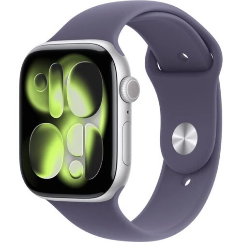 Apple Watch Series 11 42mm GPS (Stav A-) Stříbrný hliník s bílým sportovním řemínkem MNK43CS/A