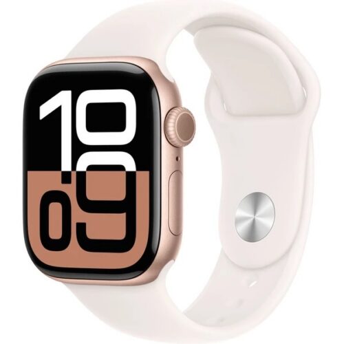 Apple Watch Series 3 38mm GPS (Stav A-) Zlaté s béžovým sportovním řemínkem MRGE3QC/A