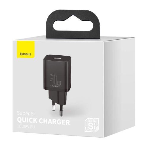 Baseus CCSUP-B01 Super Si Quick Nabíječka USB-C 20W Black CCSUP-B01 - Obrázek 8