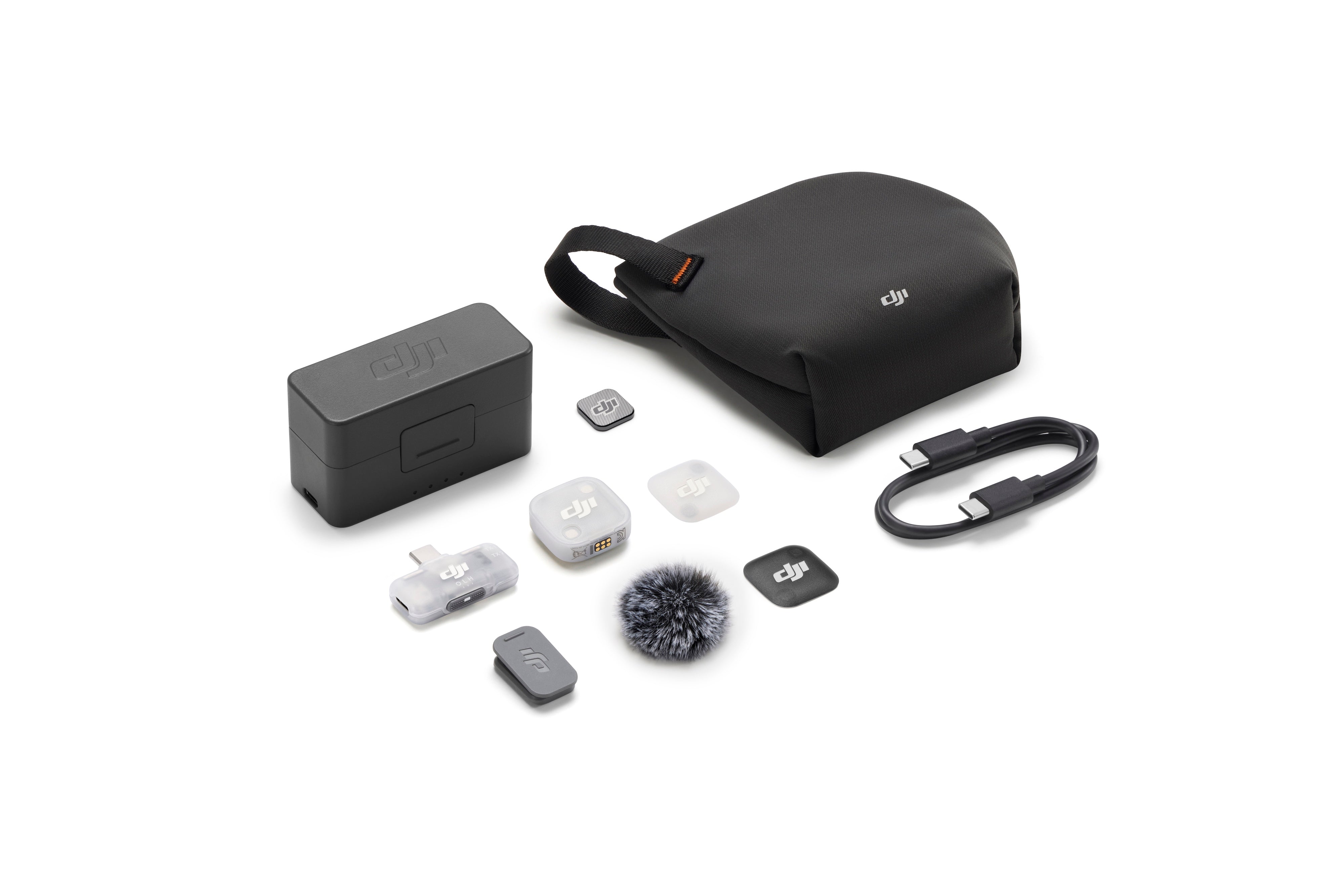 Bezdrátový mikrofon DJI Mic Mini 2 s magnetickými kryty (1 TX + 1 Mobile RX + Charging Case) - Obrázek 2