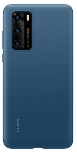 Huawei Original Silikonový Kryt pro Huawei P40 Ink Blue