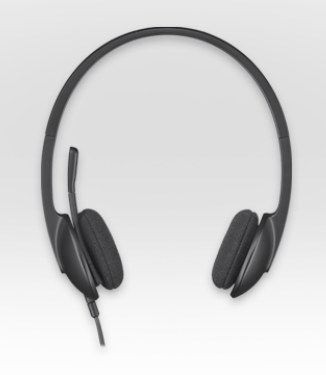 Logitech H340/Stereo/USB/Drát/Černá