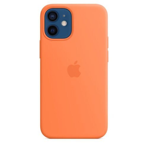 MHKN3ZM/A Apple Silikonový kryt vč. Magsafe pro iPhone 12 mini Kumquat MHKN3ZM/A - Obrázek 4