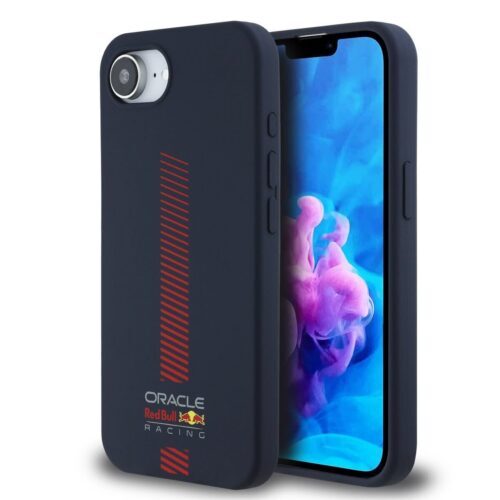 Red Bull Silicone Powerbar MagSafe Zadní Kryt pro iPhone 16e/17e Navy RBHMPSE424SIVGSV