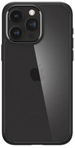 Spigen Crystal Hybrid kryt iPhone 15 Pro matně černý ACS06474 - Obrázek 8