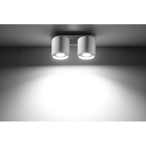 Stropní svítidlo SOLLUX Orbis 2 GU10 2x40W bez zdroje SL.0056 bílá - Obrázek 2