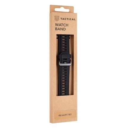 Tactical 606 Silikonový Řemínek pro Amazfit T-Rex/T-Rex Pro Black 606