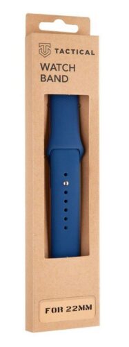 Tactical 614 Silikonový Řemínek 22mm Dark Blue 614