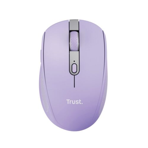 Trust Ozaa/Kancelářská/Optická/Pro praváky/3 200 DPI/USB+BT/Fialová 25384