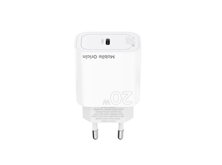 20W adaptér Mobile Origin PD20W Wall Charger MO11 USB-C - Obrázek 2