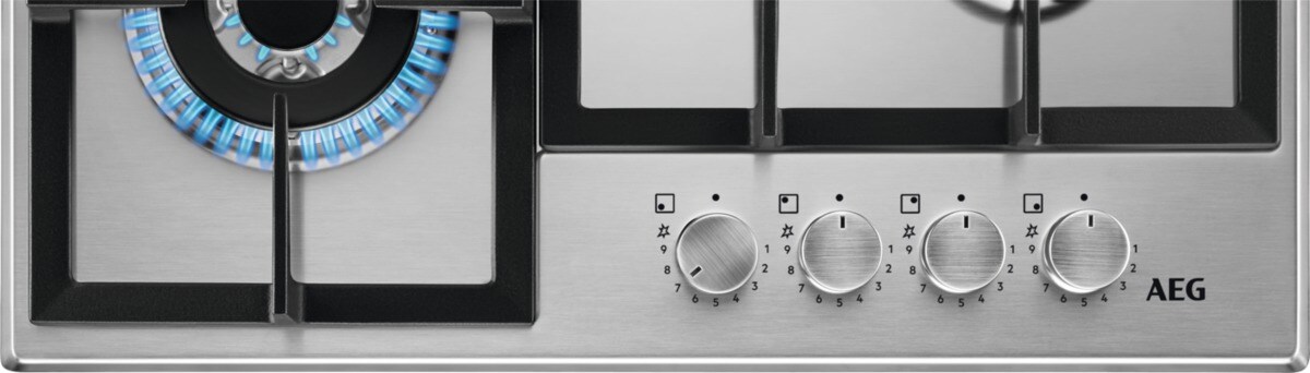 AEG HGB64420SM plynová varná deska Step Power - Obrázek 2