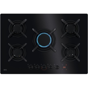 AEG HKB75453NB plynová varná deska Hob2Hood®