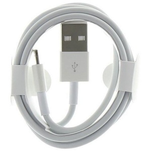 Apple MD818 iPhone 5 Original Datový Kabel White (Round Pack)
