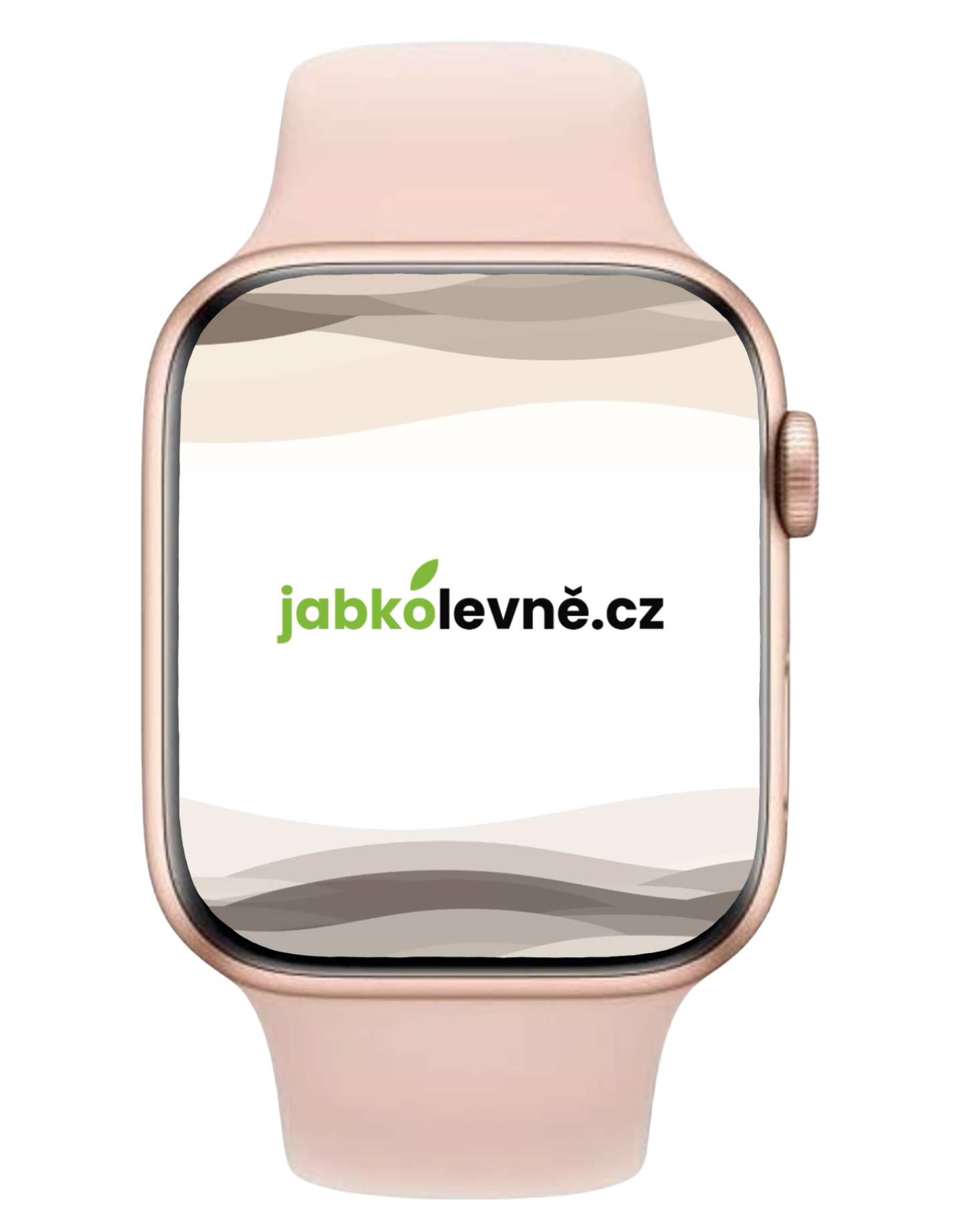 Apple Watch SE (2020) 44mm GPS (Stav A/B) Zlatý hliník s béžovým sportovním řemínkem