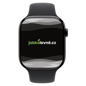 Apple Watch Series 11 42mm GPS (Stav A-) Klavírně černý hliník s černým sportovním řemínkem MNK43CS/A