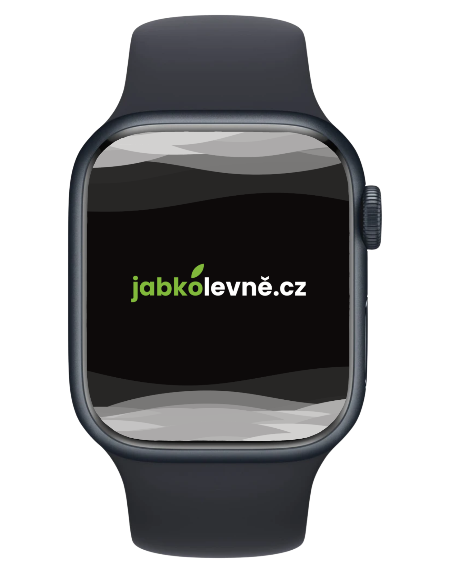 Apple Watch Series 7 41mm GPS (Stav A) Černé s temně modrým sportovním řemínkem
