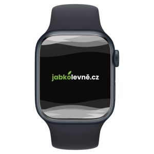 Apple Watch Series 7 45mm Cellular Temný hliník se sportovním řemínkem