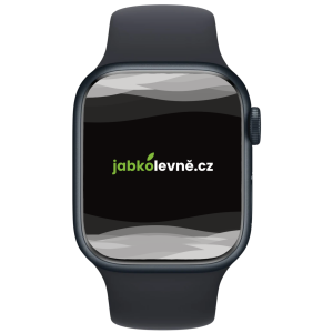 Apple Watch Series 8 45mm Cellular (Stav A-) Temně inkoustový hliník s temně modrým sportovním řemínkem MNK43CS/A