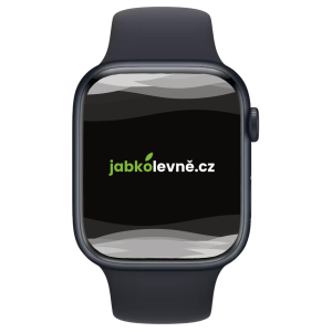 Apple Watch Series 9 45mm GPS (Stav A-) Temně inkoustový hliník s temně modrým sportovním řemínkem MNK43CS/A
