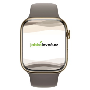 Apple Watch Series 9 GPS + Cellular 41mm (Zánovní) Zlatá ocel + zlatý řemínek MNK43CS/A