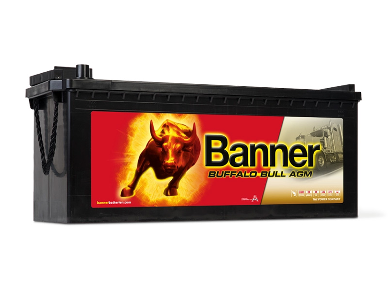Autobaterie Banner Buffalo Bull AGM 710 01