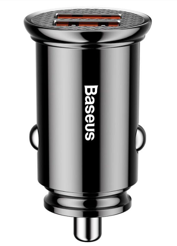 Baseus CCALL-YD01 Circular Nabíječka do Auta 2xUSB QC3.0 30W Black CCALL-YD01 - Obrázek 4