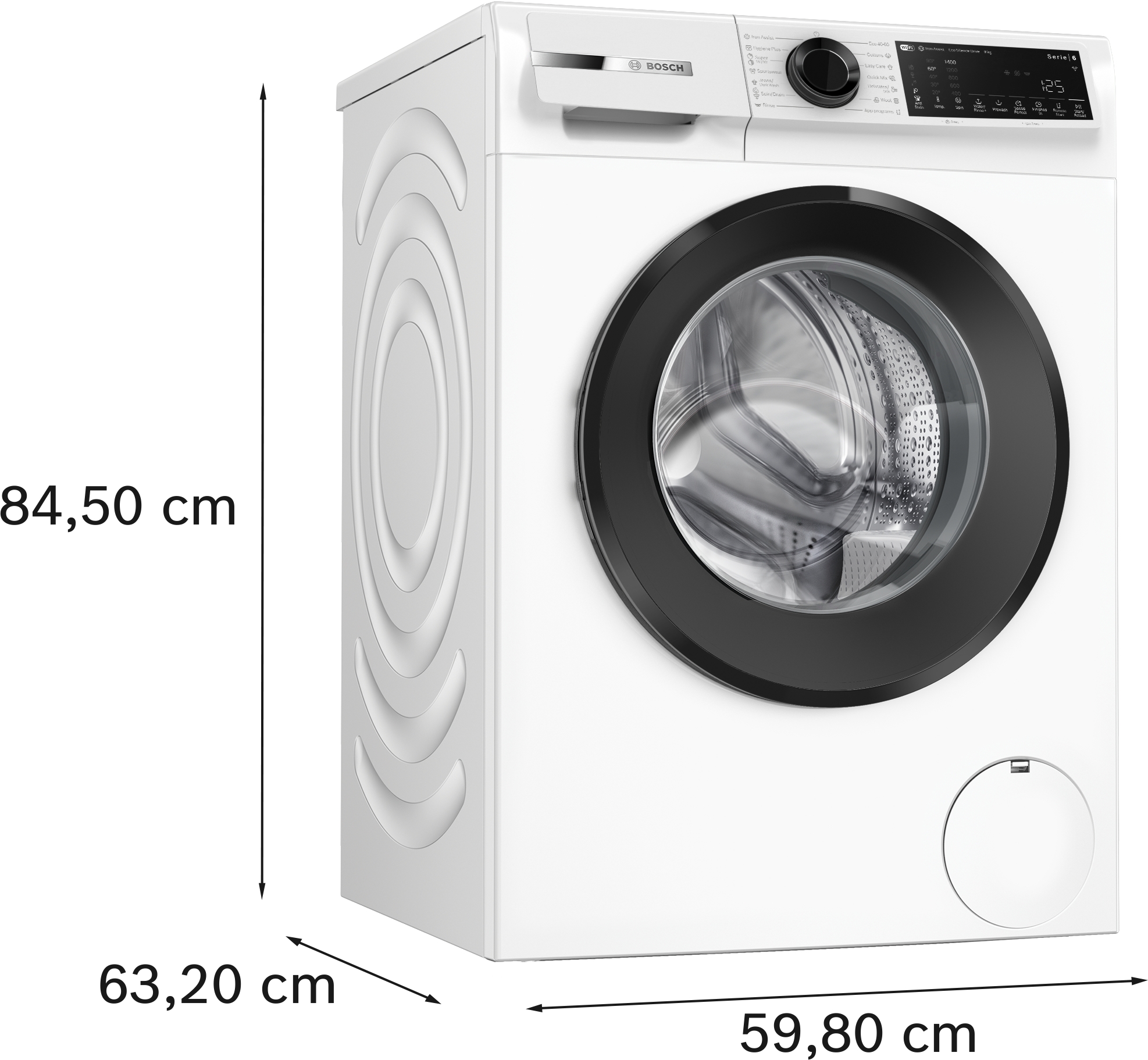 Bosch WGJ24401BY pračka s předním plněním Serie 6 - Obrázek 2