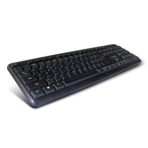 C-TECH KB-102/Drátová USB/CZ-SK layout/Černá KB-102-U-BL