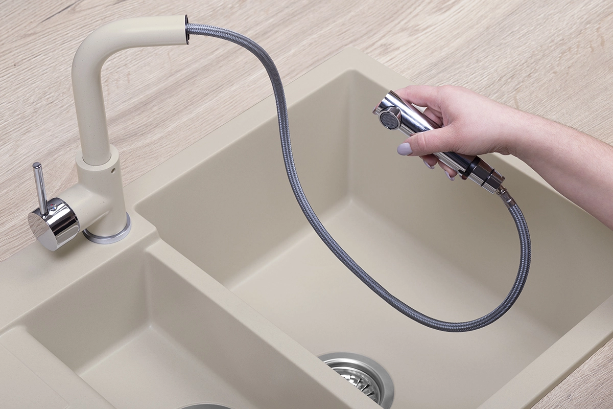 Concept Dřezová baterie se sprchou BDG4527be BÉŽOVÁ - Obrázek 2