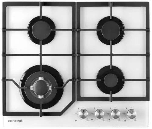 Concept Plynová deska vestavná 60 cm PDV7460wh WHITE