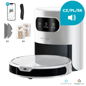 Concept Robotický vysavač s mopem 2v1 PERFECT CLEAN Laser VR3350