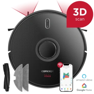 Concept Robotický vysavač s mopem 2v1 REAL FORCE Laser 3D VR3400