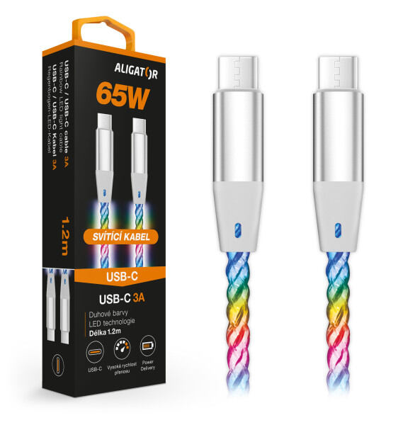 Datový kabel ALIGATOR POWER 3A 65W