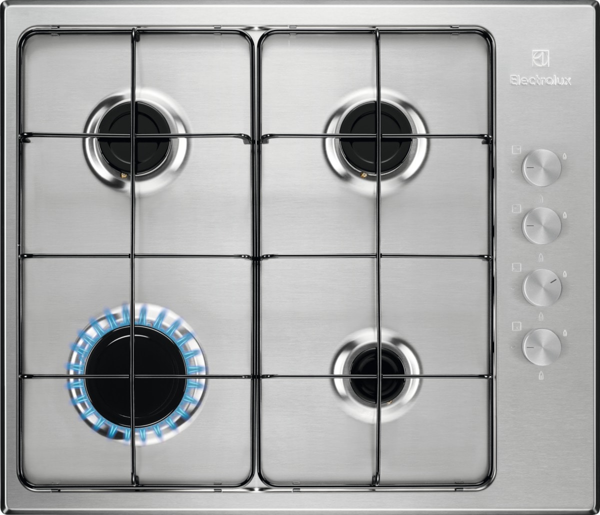 Electrolux KGS6404SX plynová varná deska Slim side control
