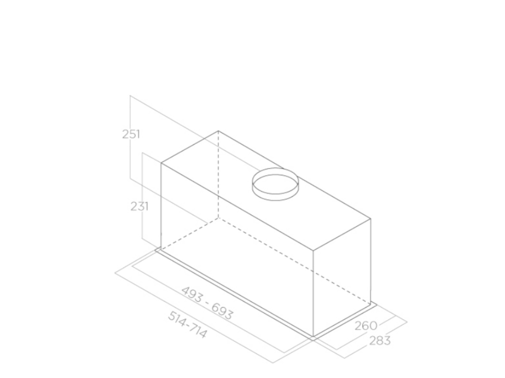 Elica FOLD GR/A/52 vestavná digestoř - Obrázek 2
