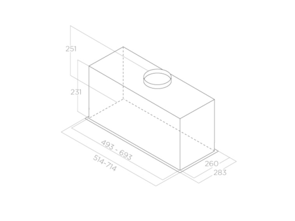 Elica FOLD S IX/A/52 vestavná digestoř - Obrázek 2